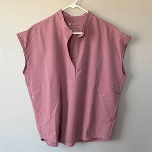 Figs Rafaela Oversized Women’s Scrub Top Mauve Size Large